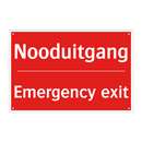 Nooduitgang - Emergency exit