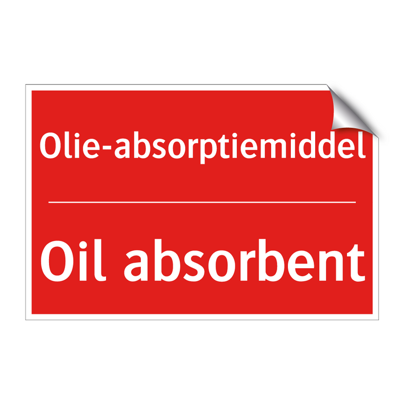 Olie-absorptiemiddel - Oil absorbent