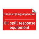 Oliebestrijdingsapparatuur - Oil spill response equipment