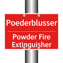 Poederblusser - Powder Fire Extinguisher