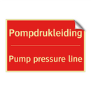 Pompdrukleiding - Pump pressure line