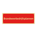 Brandweerbedrijfsplannen