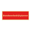 Brandweerbedrijfsplannen