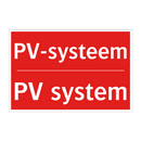 PV-systeem - PV system