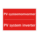 PV-systeemomvormer - PV system inverter