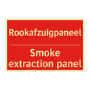 Rookafzuigpaneel - Smoke extraction panel