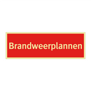 Brandweerplannen