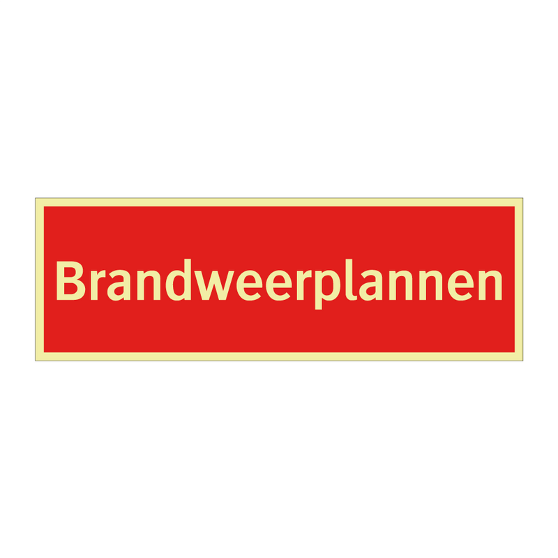 Brandweerplannen