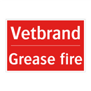 Vetbrand - Grease fire