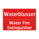 Waterblusser - Water Fire Extinguisher