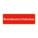 Brandweerschakelaar