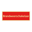 Brandweerschakelaar