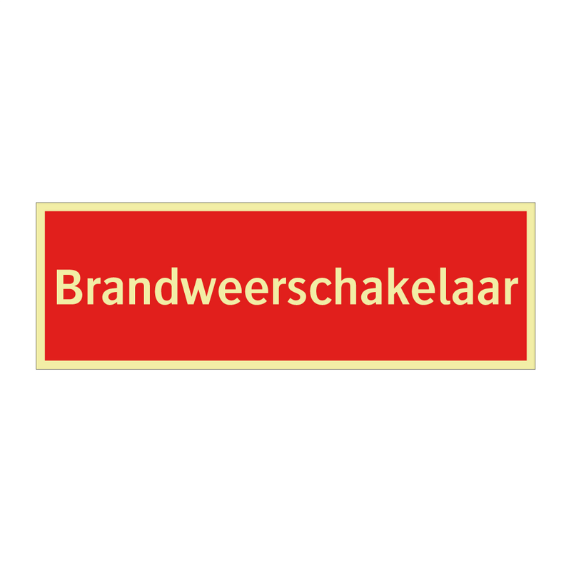 Brandweerschakelaar