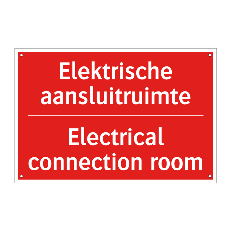 Elektrische aansluitruimte - Electrical connection room