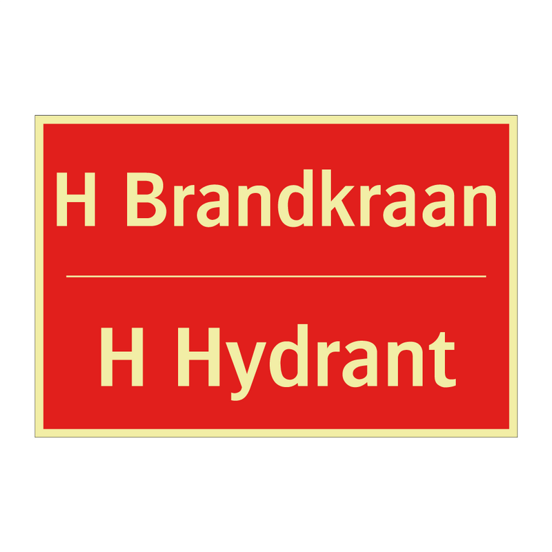 H Brandkraan - H Hydrant