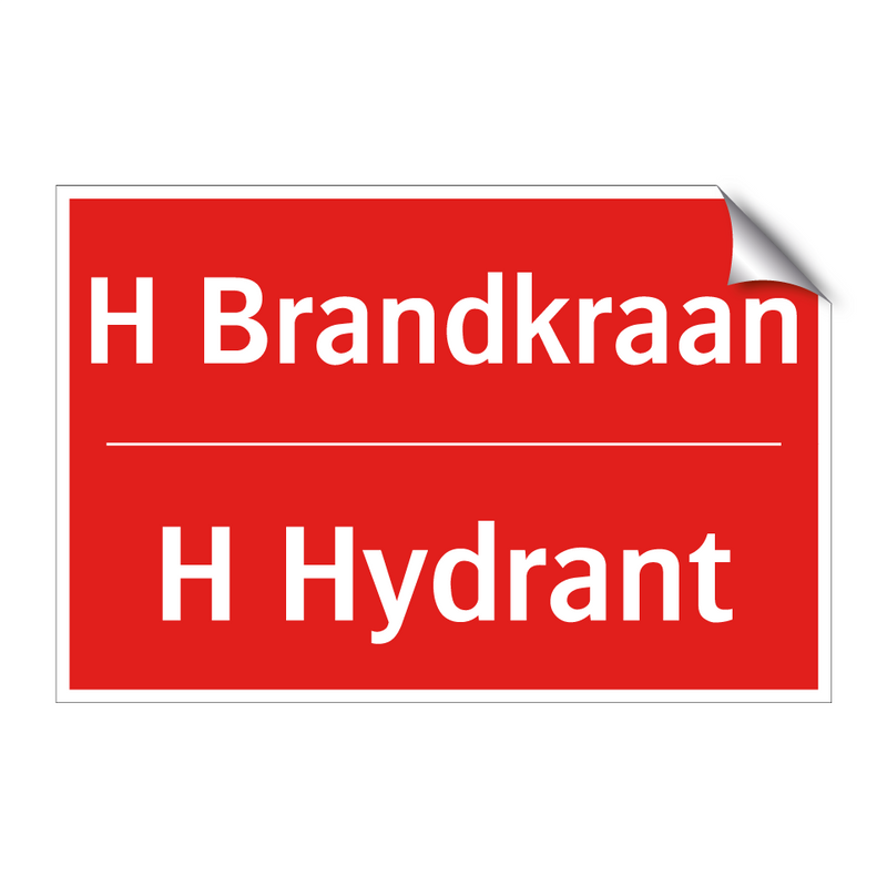 H Brandkraan - H Hydrant