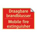 Draagbare brandblusser - Mobile fire extinguisher