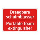 Draagbare schuimblusser - Portable foam extinguisher