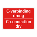 C-verbinding droog - C-connection dry