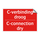 C-verbinding droog - C-connection dry