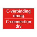 C-verbinding droog - C-connection dry