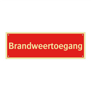 Brandweertoegang