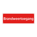 Brandweertoegang