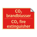 CO₂ brandblusser - CO₂ fire extinguisher