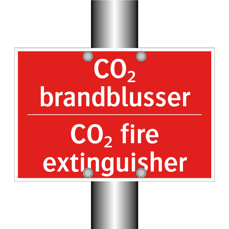 CO₂ brandblusser - CO₂ fire extinguisher