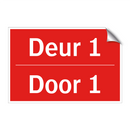 Deur 1 - Door 1