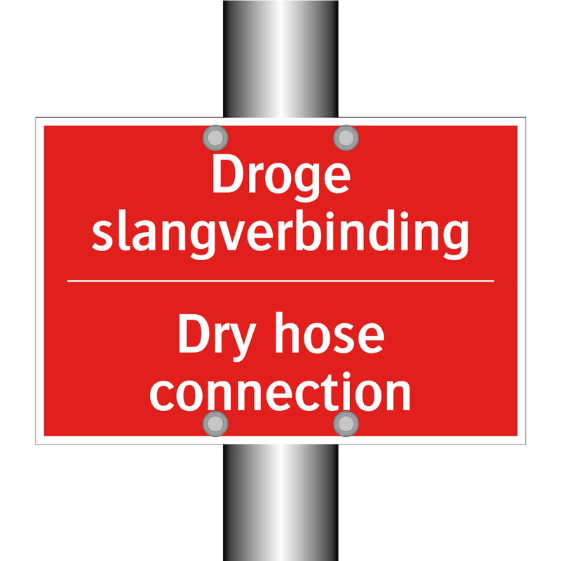 Droge slangverbinding - Dry hose connection