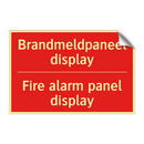 Brandmeldpaneel display - Fire alarm panel display