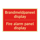 Brandmeldpaneel display - Fire alarm panel display