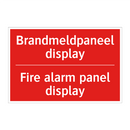 Brandmeldpaneel display - Fire alarm panel display