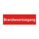Brandweertoegang