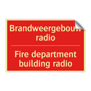 Brandweergebouw radio - Fire department building radio