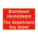 Brandweer sleuteldepot - Fire department key depot