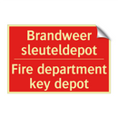 Brandweer sleuteldepot - Fire department key depot