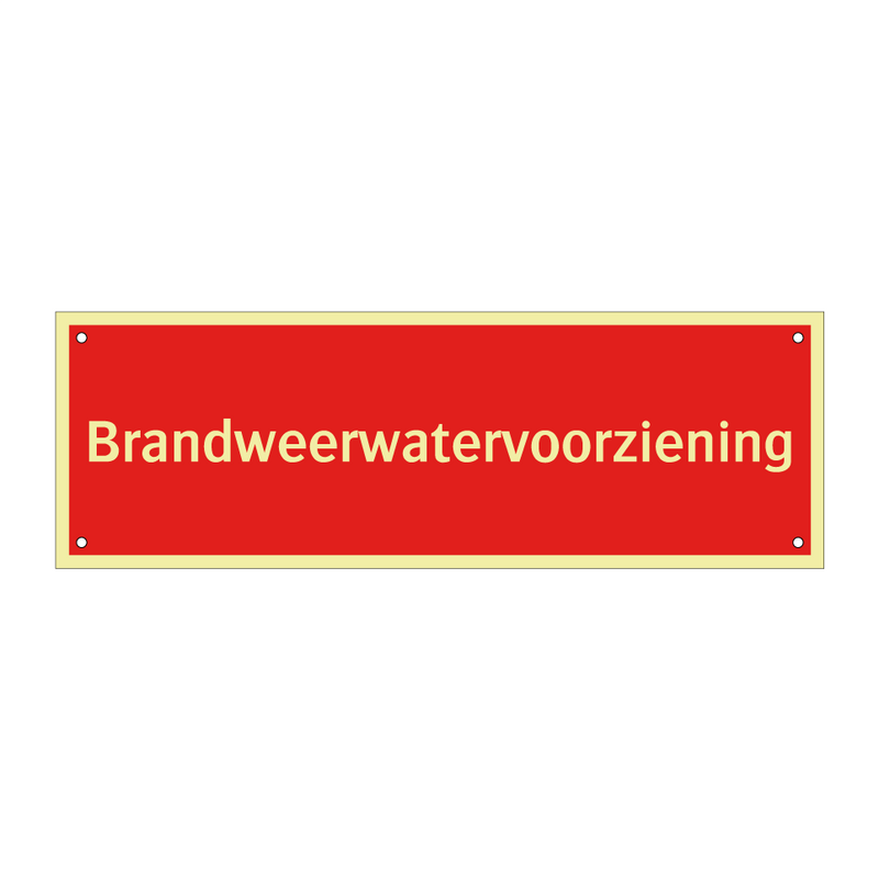 Brandweerwatervoorziening