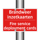 Brandweer inzetkaarten - Fire service deployment cards
