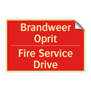 Brandweer Oprit - Fire Service Drive