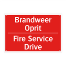 Brandweer Oprit - Fire Service Drive