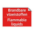 Brandbare vloeistoffen - Flammable liquids