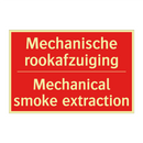 Mechanische rookafzuiging - Mechanical smoke extraction