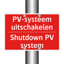 PV-systeem uitschakelen - Shutdown PV system