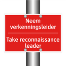 Neem verkenningsleider - Take reconnaissance leader