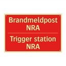 Brandmeldpost NRA - Trigger station NRA