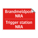 Brandmeldpost NRA - Trigger station NRA