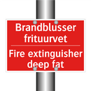 Brandblusser frituurvet - Fire extinguisher deep fat
