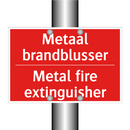 Metaal brandblusser - Metal fire extinguisher
